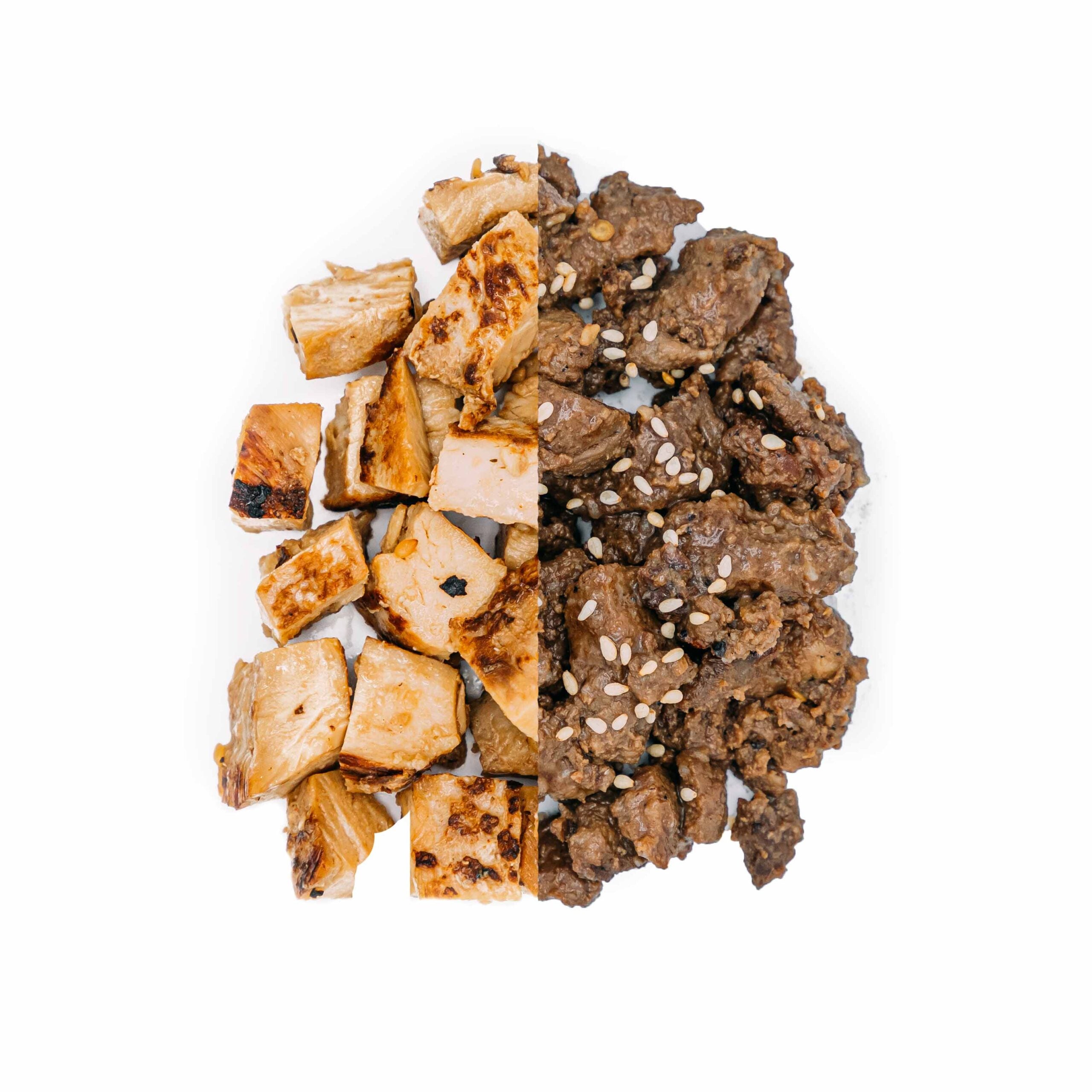 Half Chicken/Half Steak BIBIBOP Asian Grill