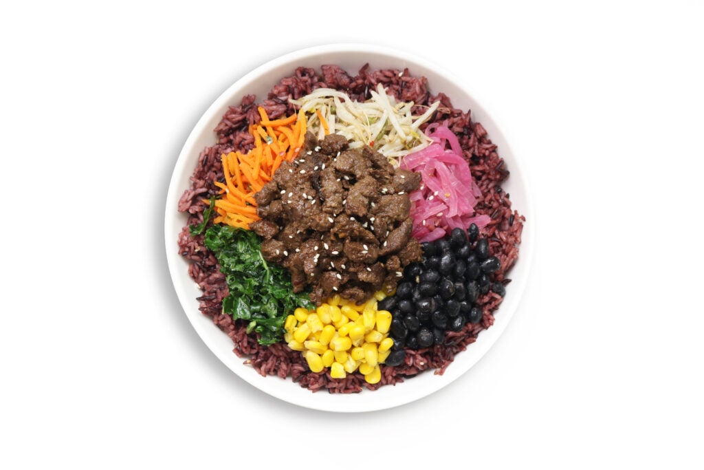 Classic Steak and Purple Rice