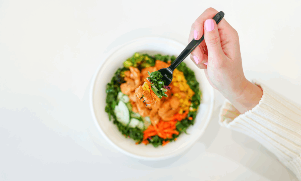 BIBIBOP bowl with Honey Citrus Kale